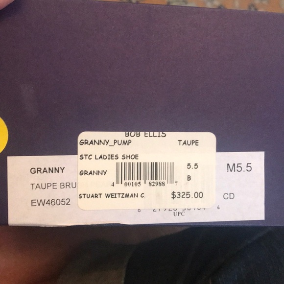 Stuart Weitzman Granny Pump in Taupe - Picture 5 of 8